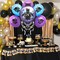 Marvel Avengers Black Panther Balloon Bouquet with 5 Latex Balloons and 1 Foil Balloon